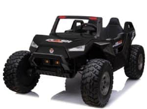 ג’יפ שטח ממונע 4X4 שלט חכם וגלגלי גומי – 24 וולט הגדול ביותר בשוק