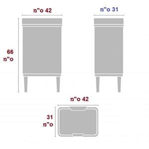 מידות פח 40 ליטר