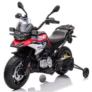 אופנוע BMW F850 GS עם גלגלי גומי אמיתיים 12 וולט
