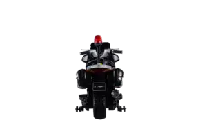 אופנוע משטרה שחור לילדים 24V חזק