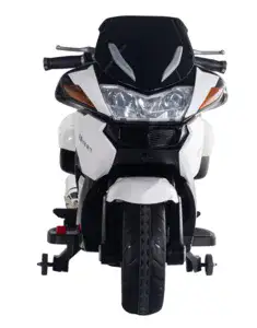אופנוע משטרה לבן לילדים 24V חזק