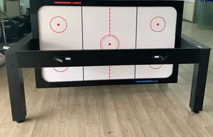 שולחן סנוקר 4 ב -1 איכותי בעל 4 מצבים בצבע שחור ובד ירוק