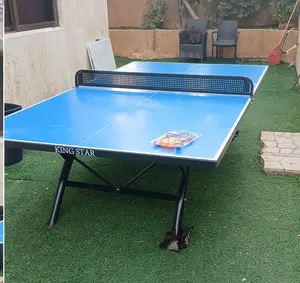 שולחן פינג פונג חוץ אלומיניום מקצועי קבוע מבית KING STAR אחריות על שבר לכל החיים