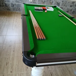 שולחן סנוקר 9 פיט לבן מיקצועי 285*155 ס"מ KING