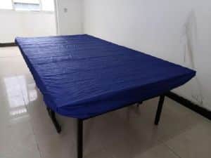 כיסוי חזק ומאסיבי לשולחן פינג פונג במצב פתוח
