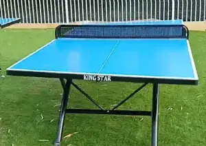 שולחן פינג פונג חוץ אלומיניום מקצועי קבוע מבית KING STAR אחריות על שבר לכל החיים